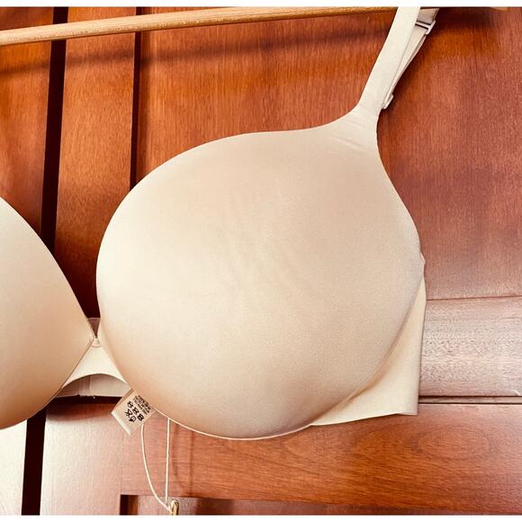 Skims Ultimate Push Up Plunge Bra Sand  Size 36D - Picture 3 of 8